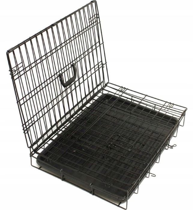 Metalowa Klatka Kojec dla dużego Psa Zwierząt TRANSPORTER 107x69x75 cm