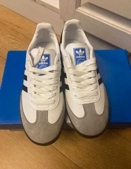 Nowe\B75806*adidas^SambaOG*|Biały ButyUnisexTrampki.40,5
