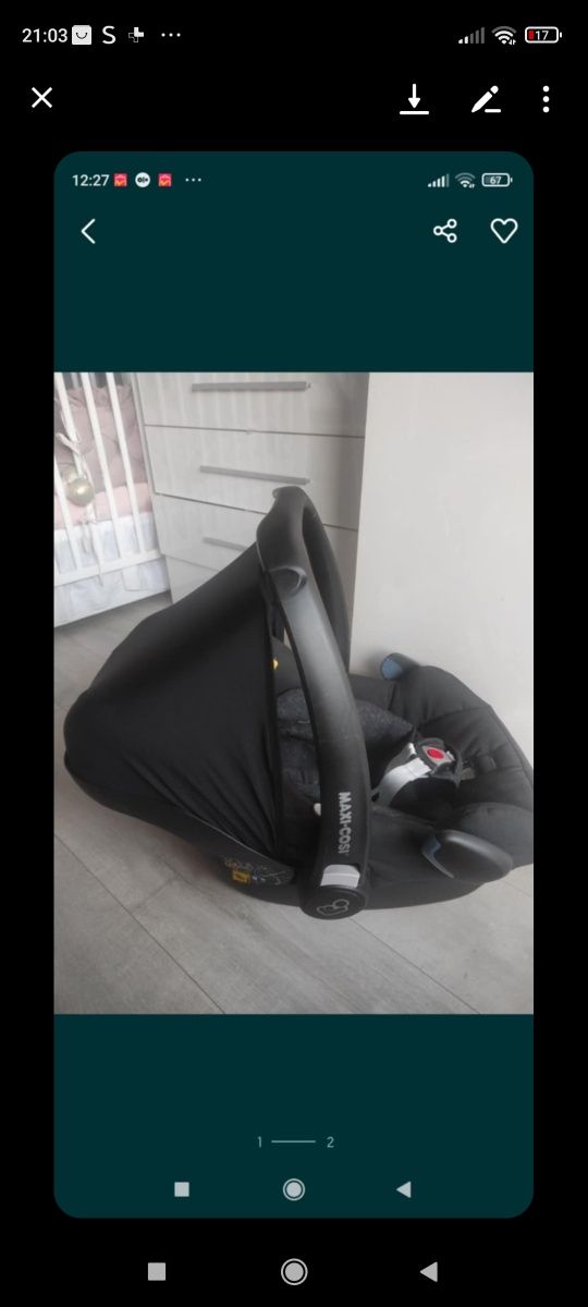 Sprzedam fotelik maxi cosi