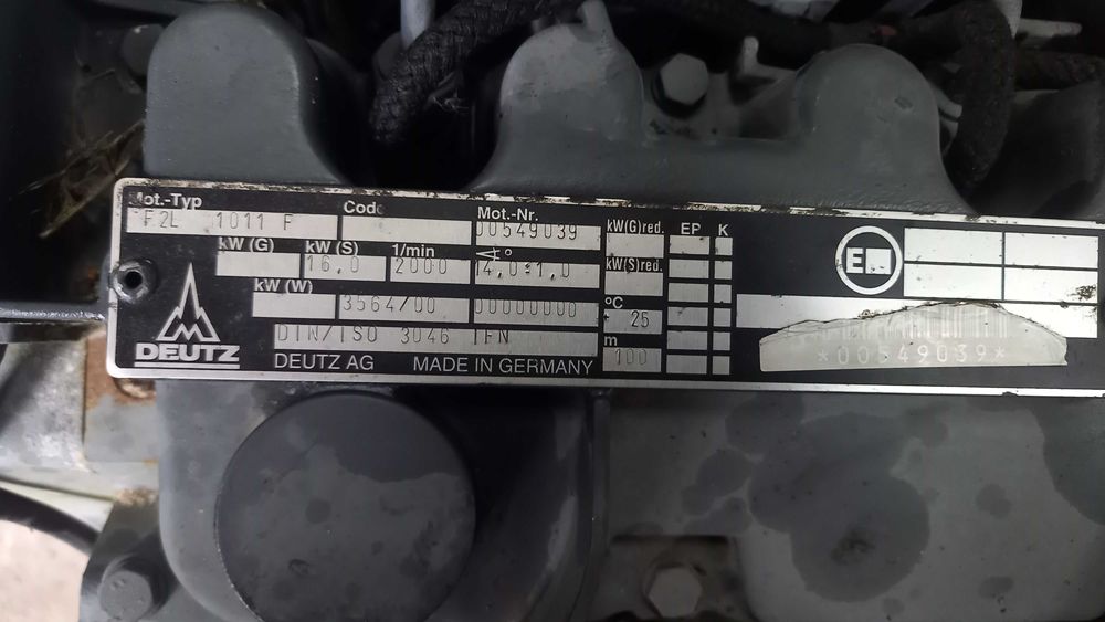 Silnik Deutz F2L 1011F kompresor, koparka, agregat itp.