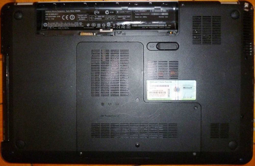 Б/у рабочий ноутбук HP Pavilion DV6-3000so после апгрейда