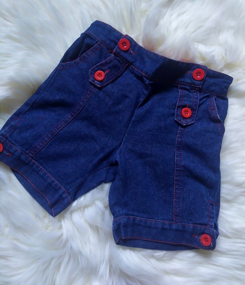 Стильні джинсові шорти на дівчинку 1-2 роки