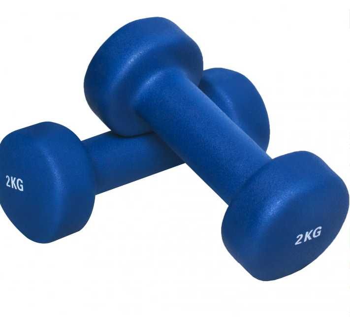 2x2 kg , 2x3kg  hantle gimnastyczne winylowe
