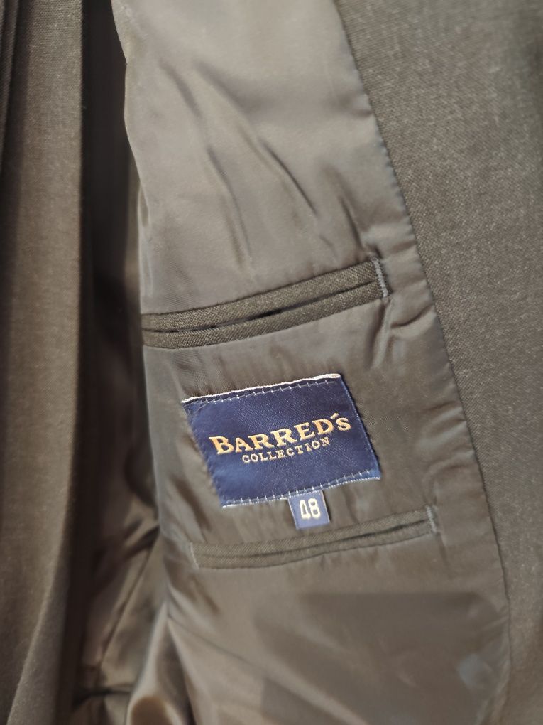 Fato completo de homem Barred's collection, cinzento escuro