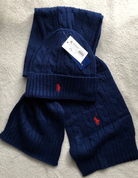 Komplet czapka i szalik Polo ralph lauren