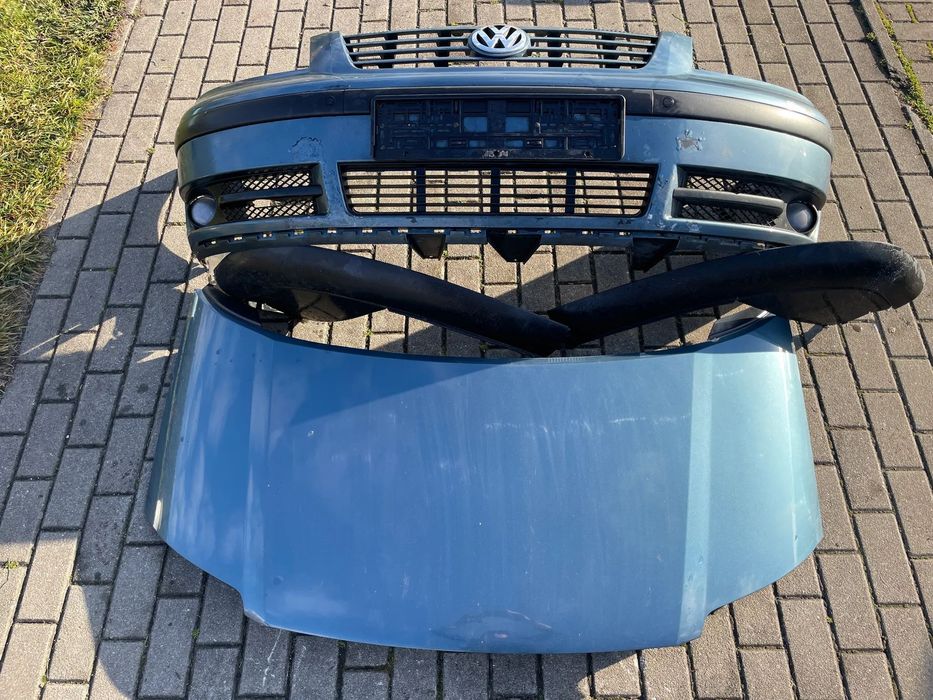 VW Sharan lift 00- maska kratka hokej HALOGEN lampa lewa prawa zderzak przód przedni LC5W