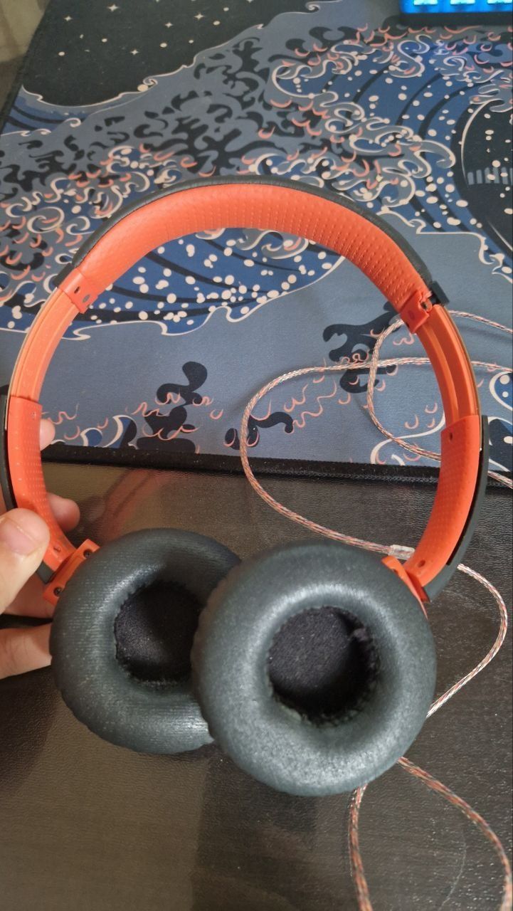 Навушники  SONY оранжеві