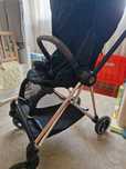 Carrinho de bebé Cybex Mios Rose Gold + Ovo Cybex Cloud Z