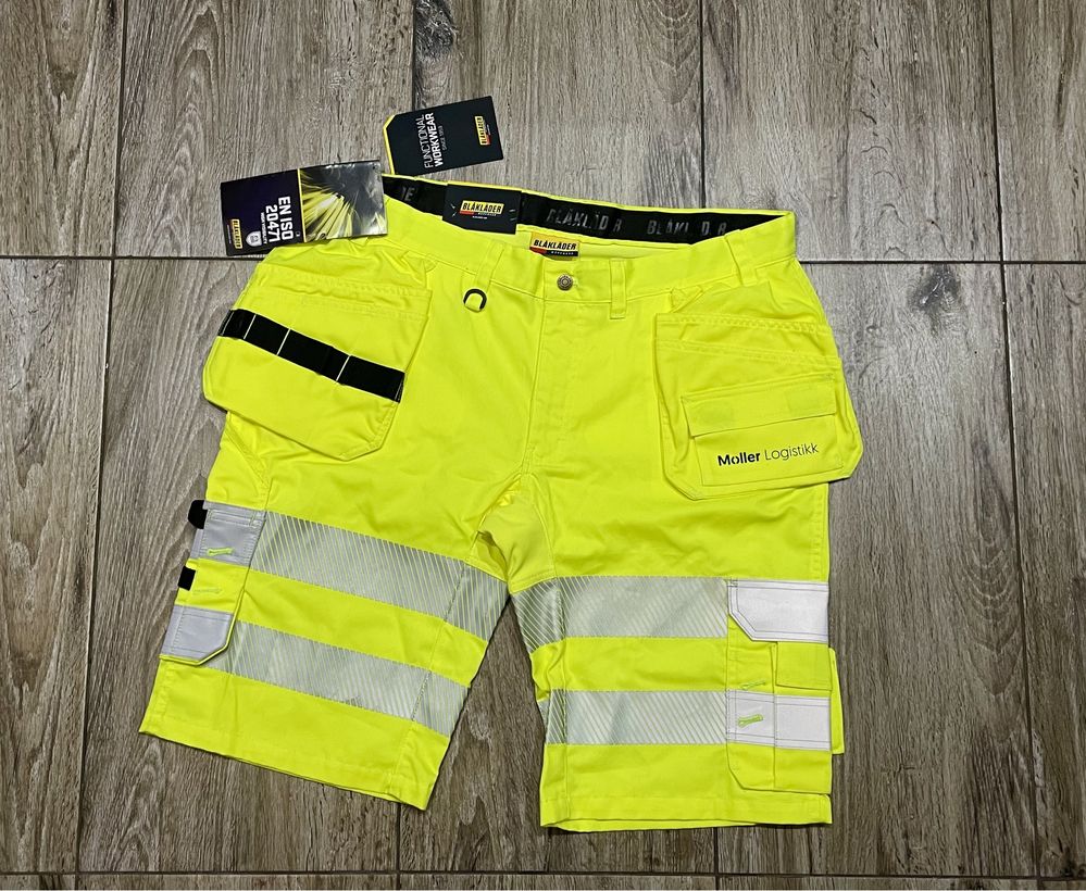 Odblaskowe Spodenki Robocze Blaklader 1586 Highvis EU C56