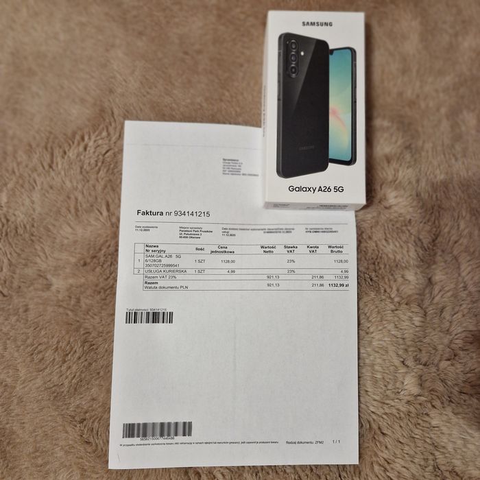 Samsung Galaxy A26 5G NOWY!