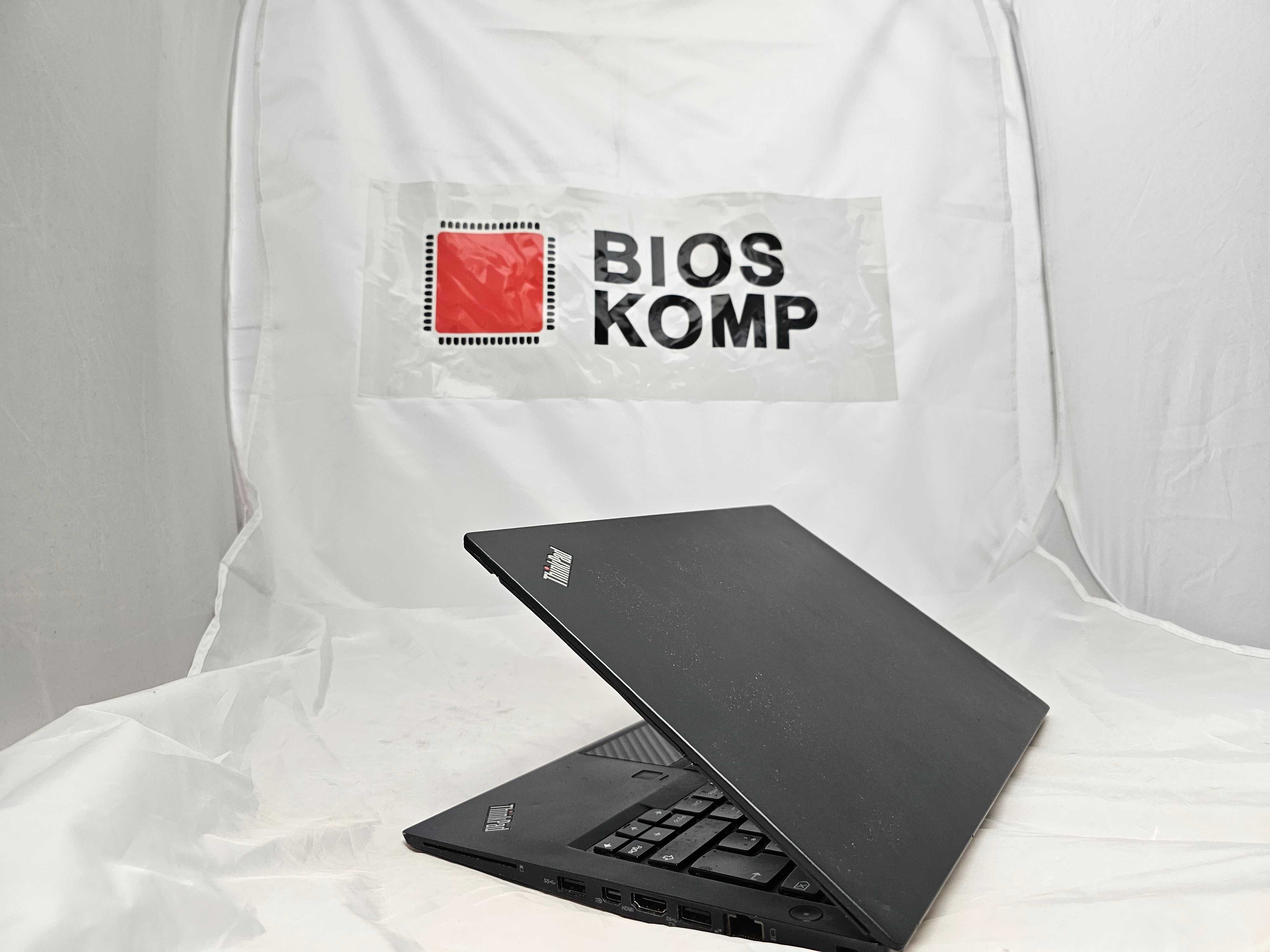 Laptop Lenovo T460S/i5 6gen/8GB ram/256 SSD/FHD/Bioskomp/GWARANCJA