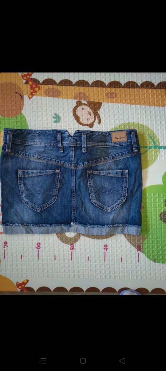 Spódniczka jeansowa mini, Pepe Jeans, L