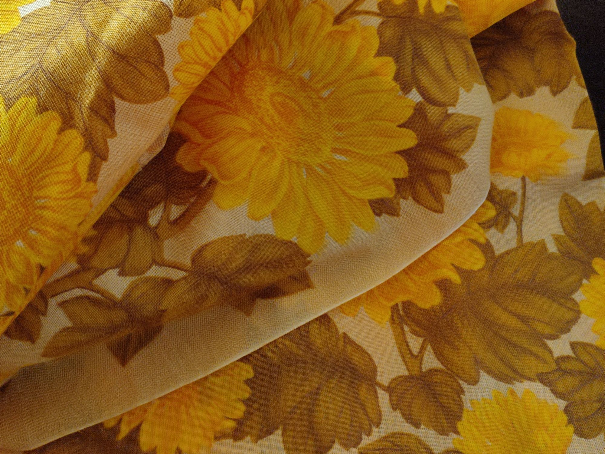 Відріз тканини 5 метрів яскраві Соняшники на штори або скатертину