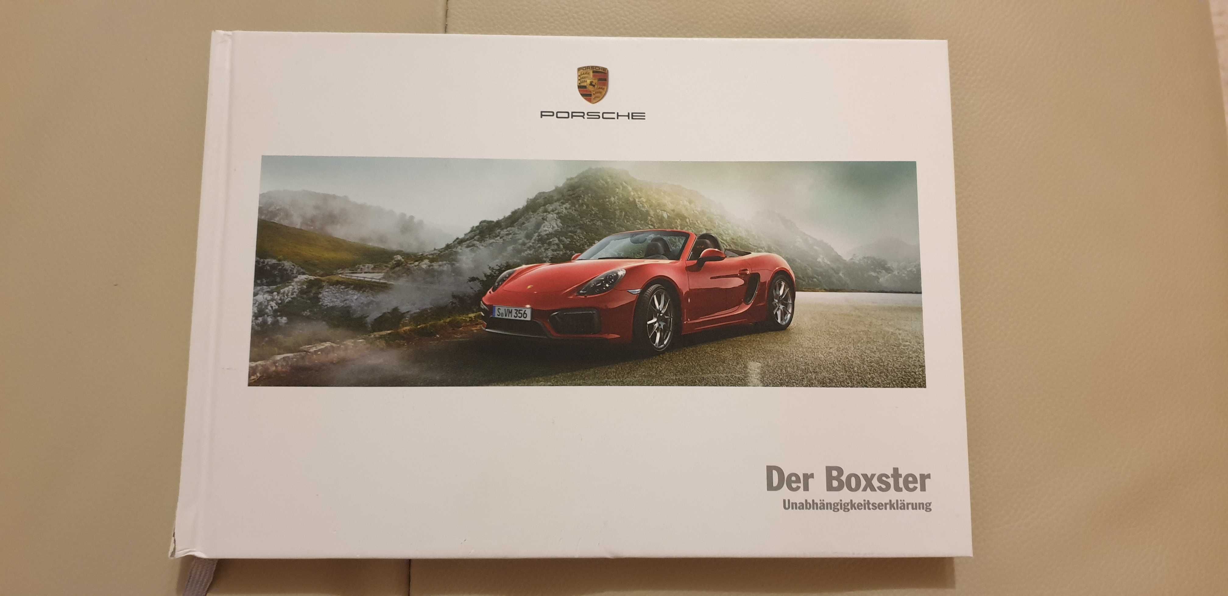 Prospekt Porsche Boxster na innej Porsche 911, 718, Panamera, Cayenne.