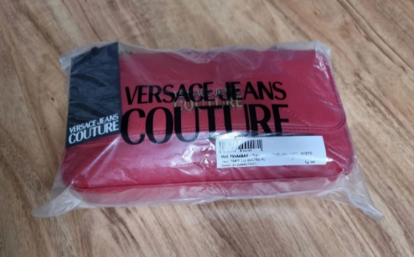 Torebka Versace Jens couture ciemno czerwona