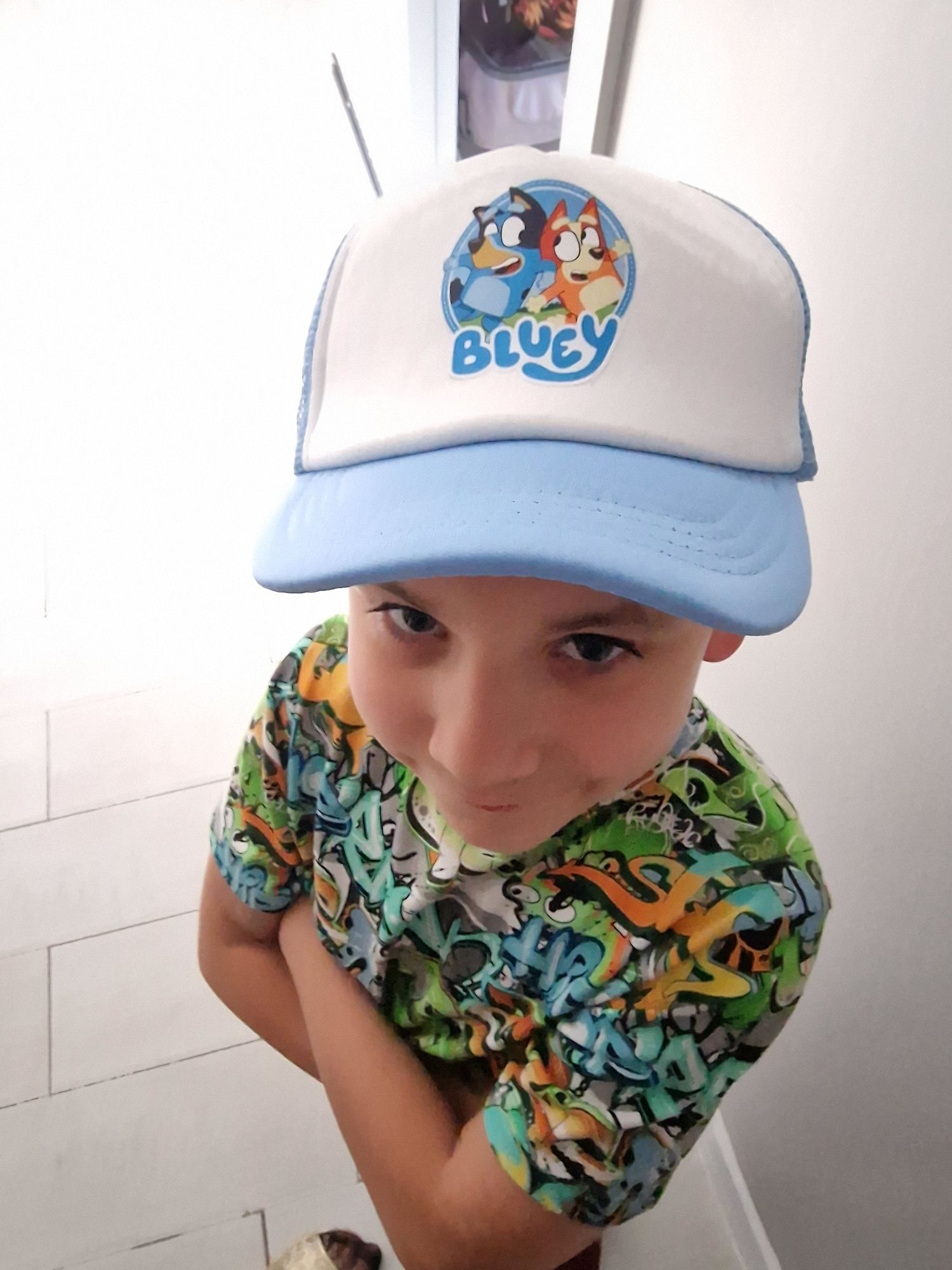 Czapka z daszkiem Bluey dla chlopca lub dziewczynki