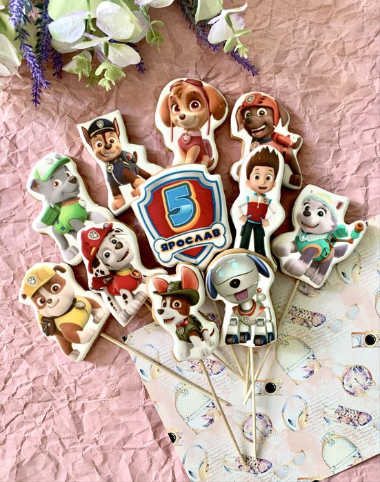 Топери.Декор для торта. Пряники. Харчовий друк