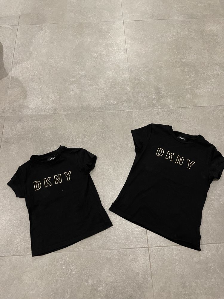 T shirt dourada DKNY criança