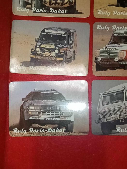 Calendários de Bolso Paris Dakar 1986