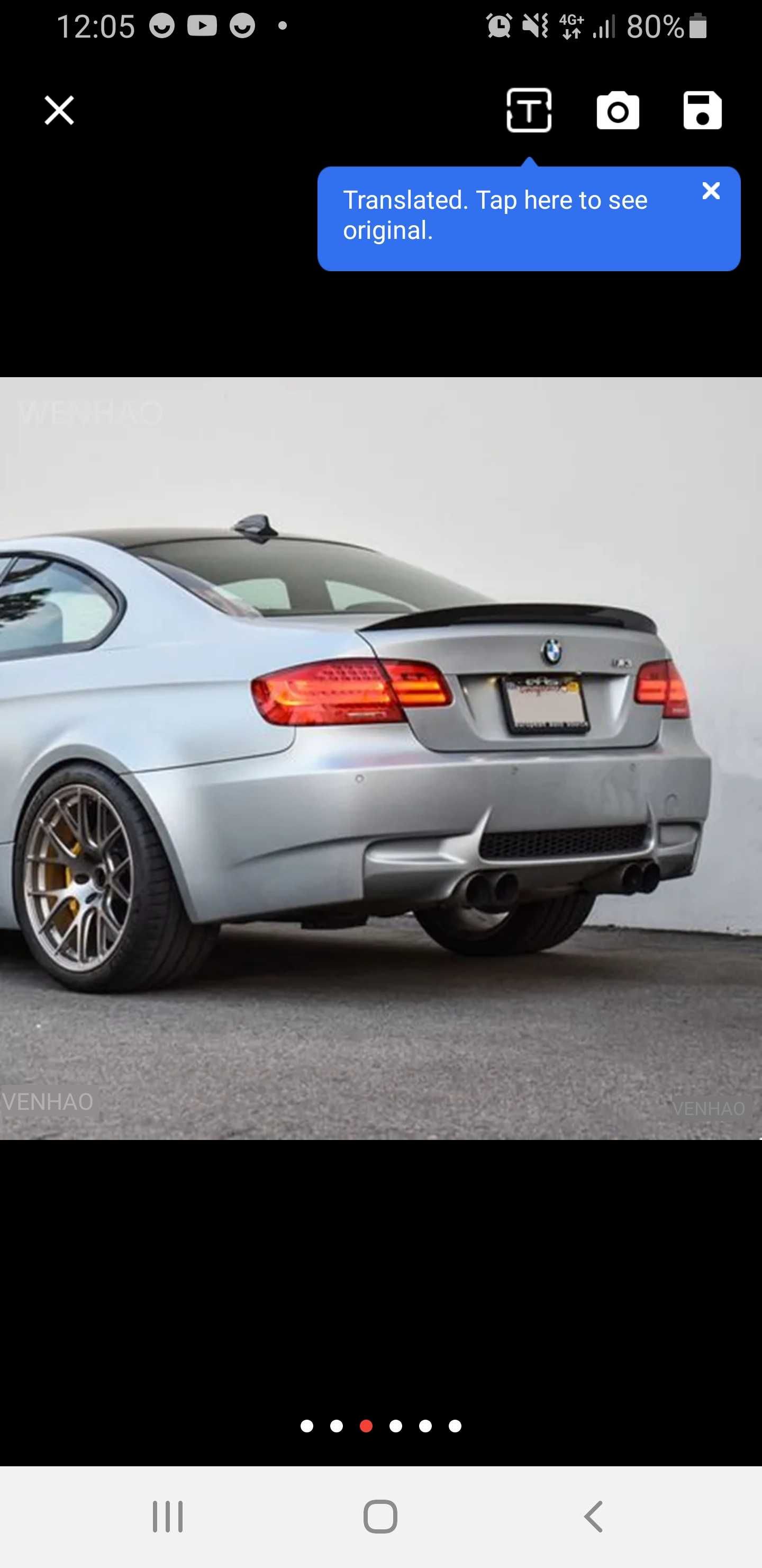 Spoiler aileron bmw e92, e93