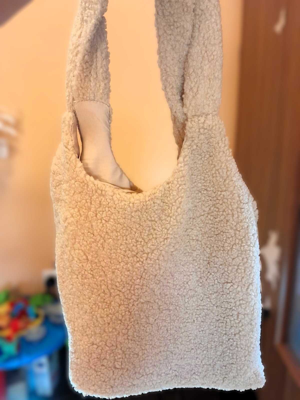 Nowa torba Shopperka torebka pluszowa Szybka wysyłka