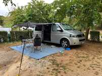 Volkswagen TRANSPORTER  VW T5 4x4 Long 2x webasto Zamiana na przyczepę kemping