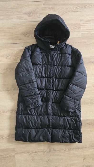 Płaszcz zimowy damski S nowy czarny