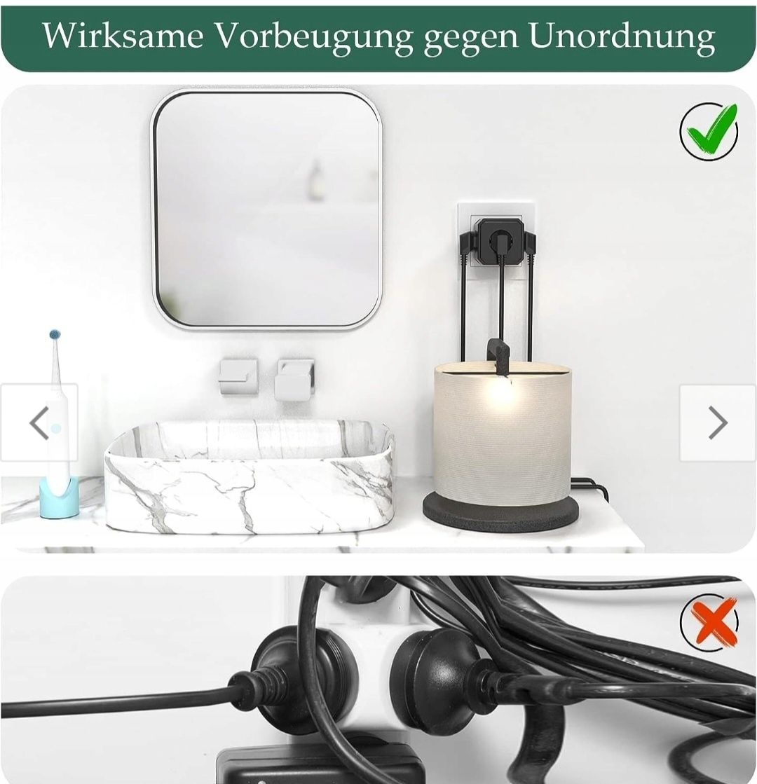 Kostka do gniazdka elektrycznego, bez kabla q5 max 10a 2500w