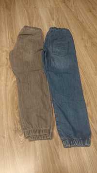 Joggery H&M  2szt roz 140