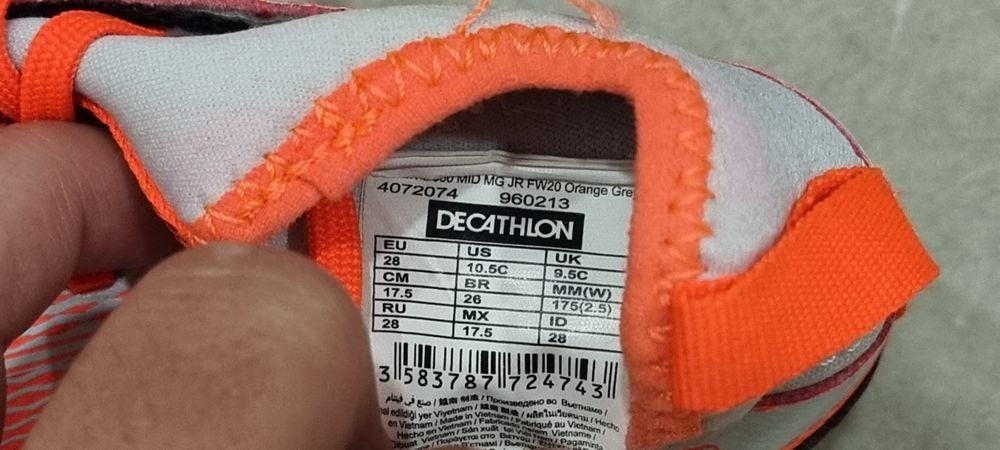 Chuteiras criança Kipsta 28