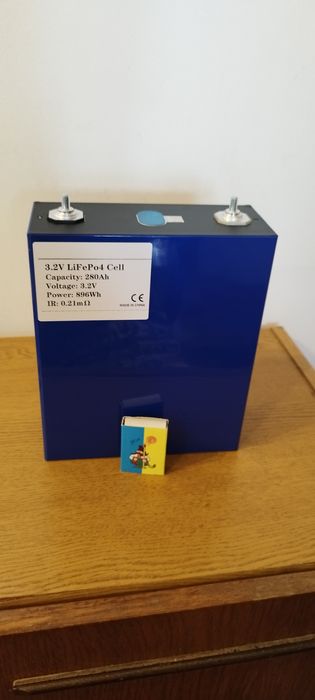 Акумулятор Lifepo4 EVE 280Ah v3 грейд А для резервного живлення