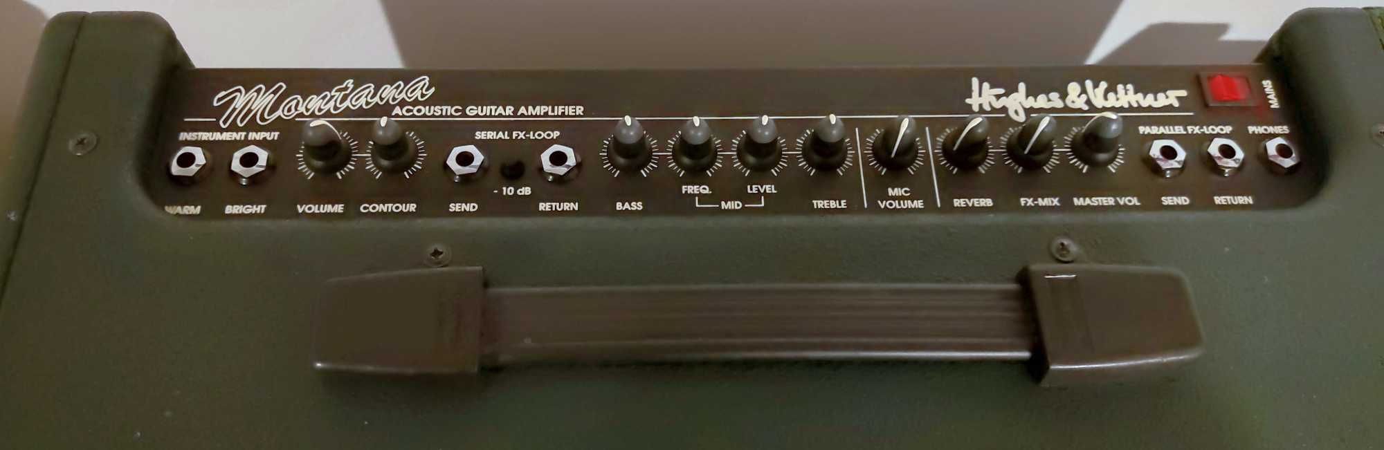 60W  wzmacniacz do gitary akustycznej Hughes&Kettner  z pętlą efektów
