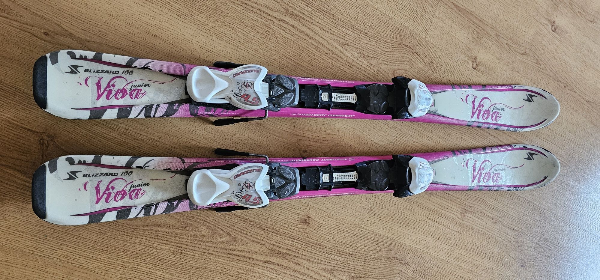 Zestaw narciarski dla dziecka - buty 33 + narty 100 cm