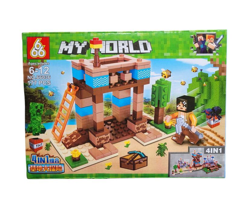 Klocki Minecraft 175 elementów typu Lego # 460