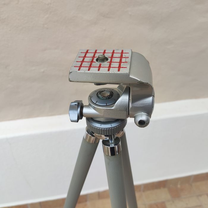 Tripé antigo e raro "Linhof Technika" - made in Germany - vintage