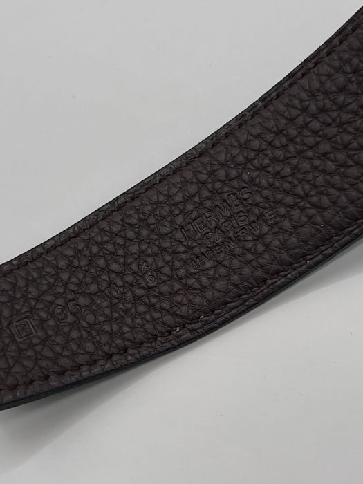 Hermes чоловічий шкіряний ремінь пасок