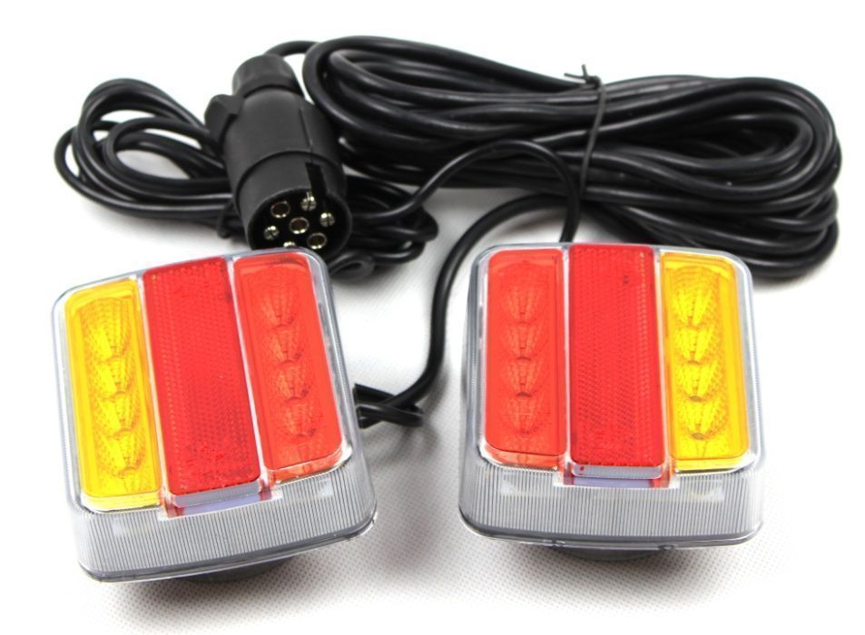Lampy tylne zespolone LED na magnes ZESTAW 7,5m lub 12m