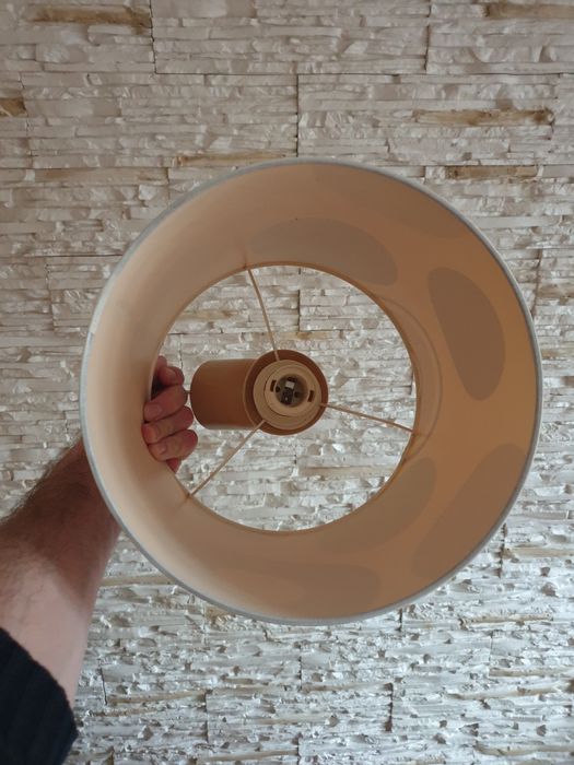 Lampa wisząca sufitowa abażur