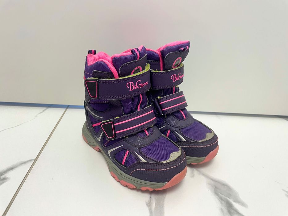 Зимние термосапоги B&G сапоги стелька 17.5см зимові чоботи ботинки