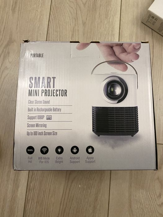 Проектор EMCORE  DL-WL7 Android WiFi, мультимедійний для будинку