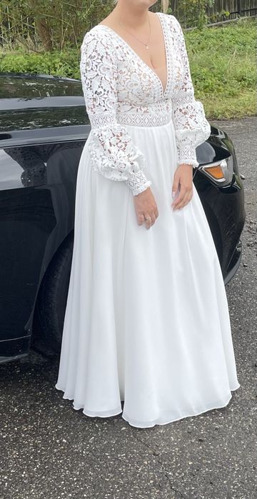 Sukienka slubna boho