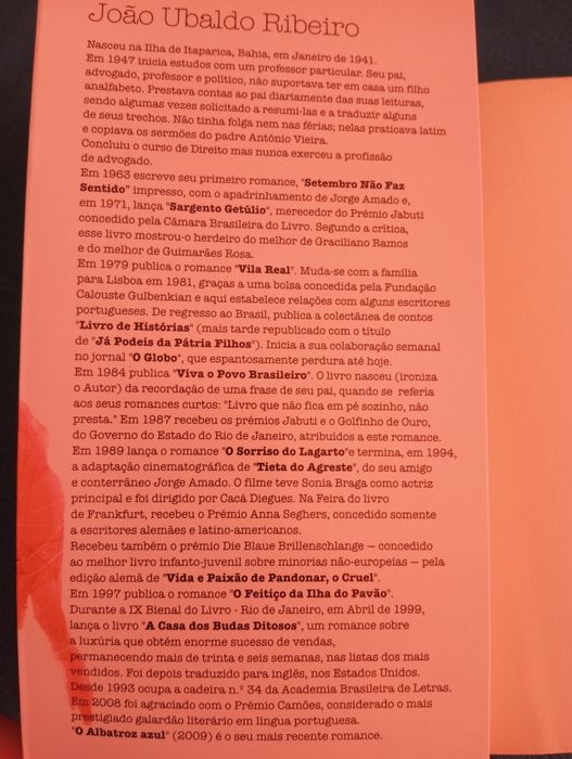 João Ubaldo Ribeiro - O Albatroz Azul