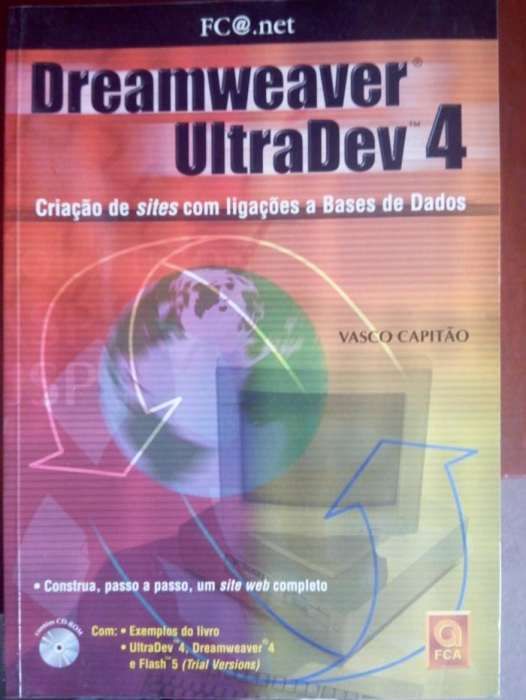 Livros Adobe InDesign, Dreamweaver Ultradev, Active Server Pages