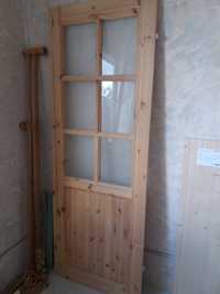 Drzwi drewniane wewnętrzne 70 prawe, Nowe!!!