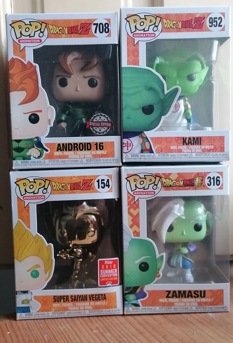 Funko pop DragonBall 4x