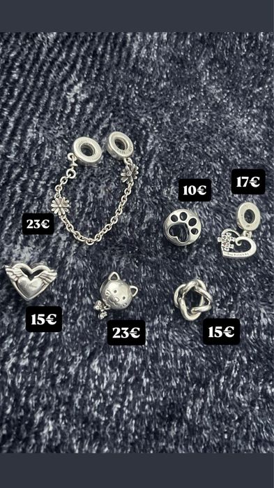 Peças para pulseira Pandora