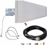 Kierunkowa Antena 5G/4G/3G z Kablem 5m TS9, WiFi, RFID,IoT -8.5 dBi