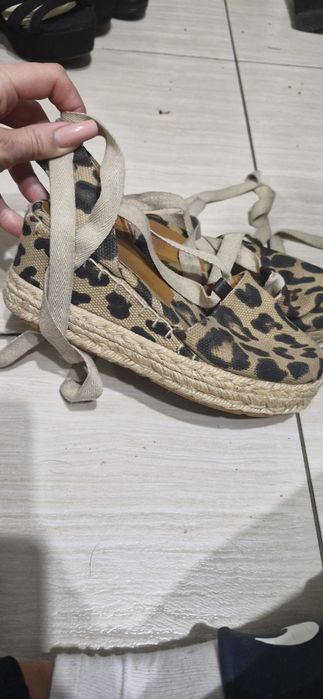 Letnie Buty Ralph Laureen panterka