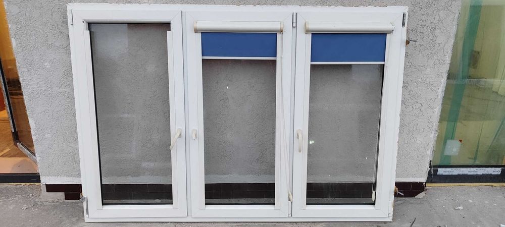 Okna PCV białe demontaż