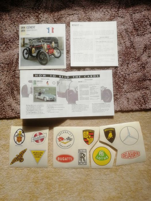 Karty kolekcjonerskie Edito-service SA: Samochody